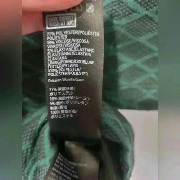 TOP SHOP size 4  layered green dress - Picture 5 of 8